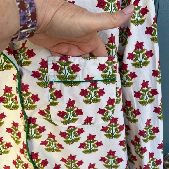 PrintFresh Poinsettia Pajama Top - Picture 3 of 14